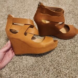 DV by Dolce Vita Brown Wedge Sandals